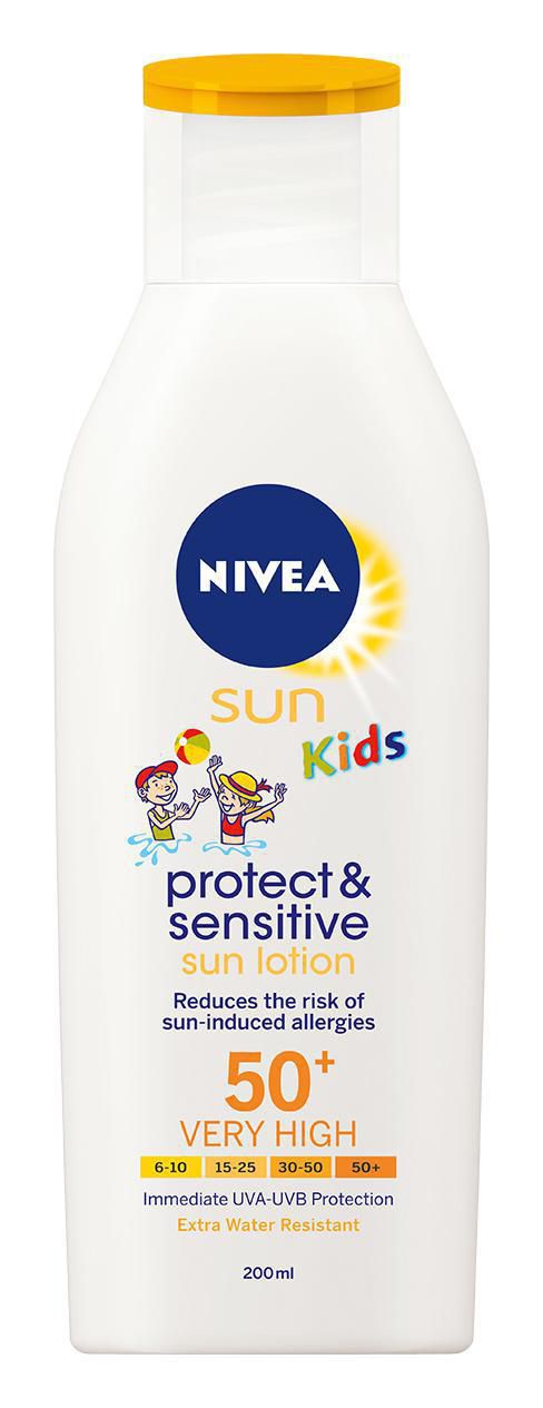 NIVEA Solskyddkräm Kids Protect & sensitive 50+ 200ml
