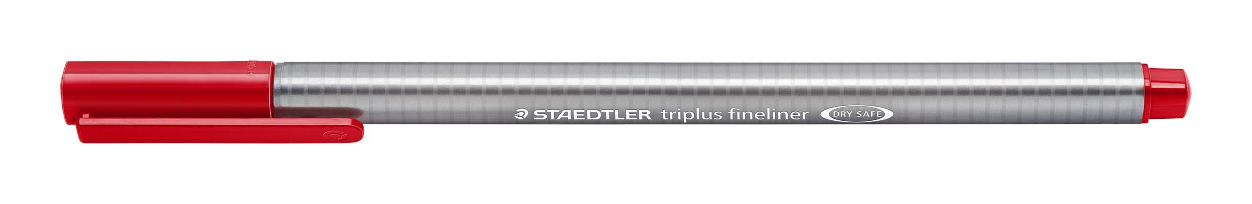 Staedtler Fineliner Triplus® 334 tunn spets,röd