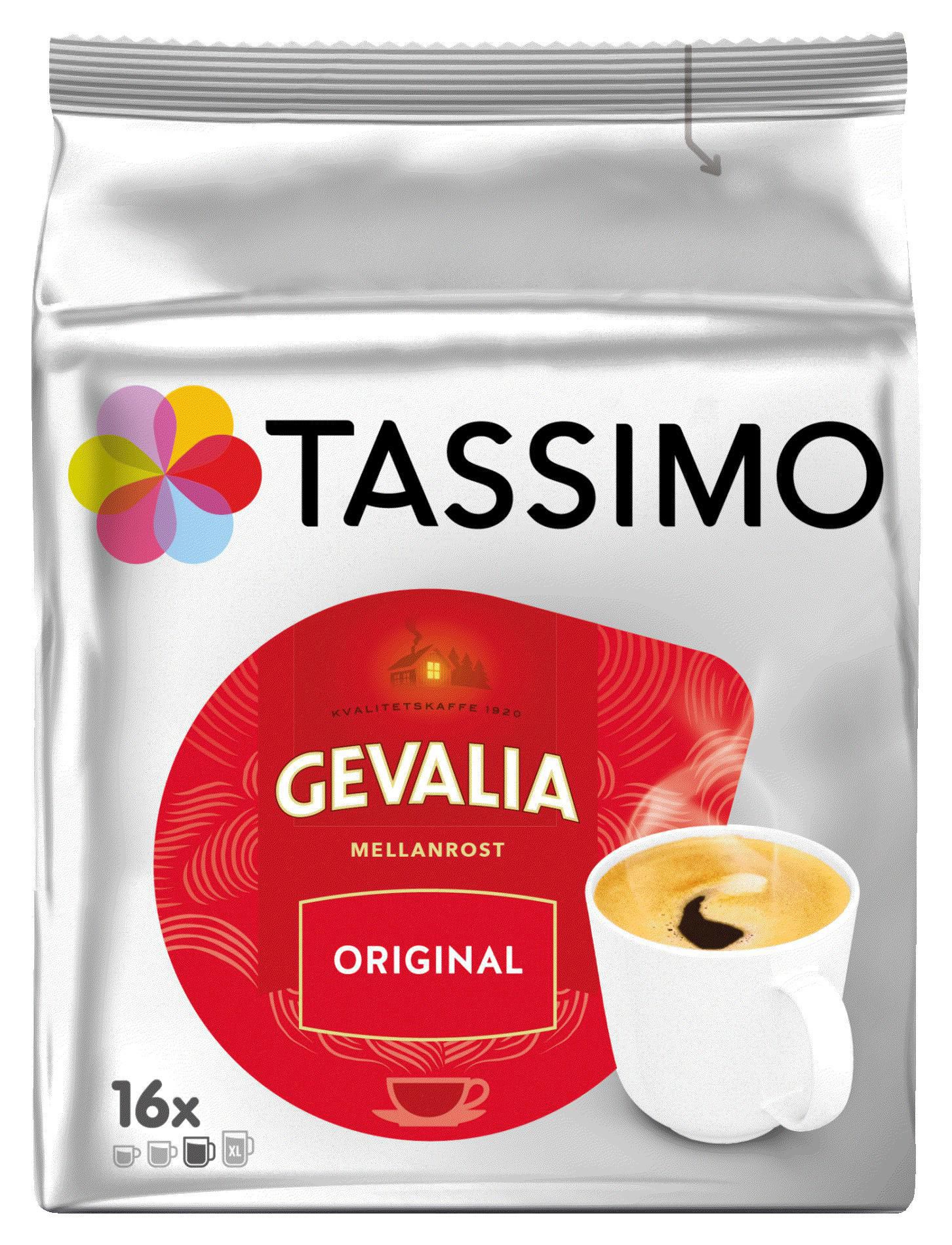 GEVALIA Mellanrost Tassimo 16/fp