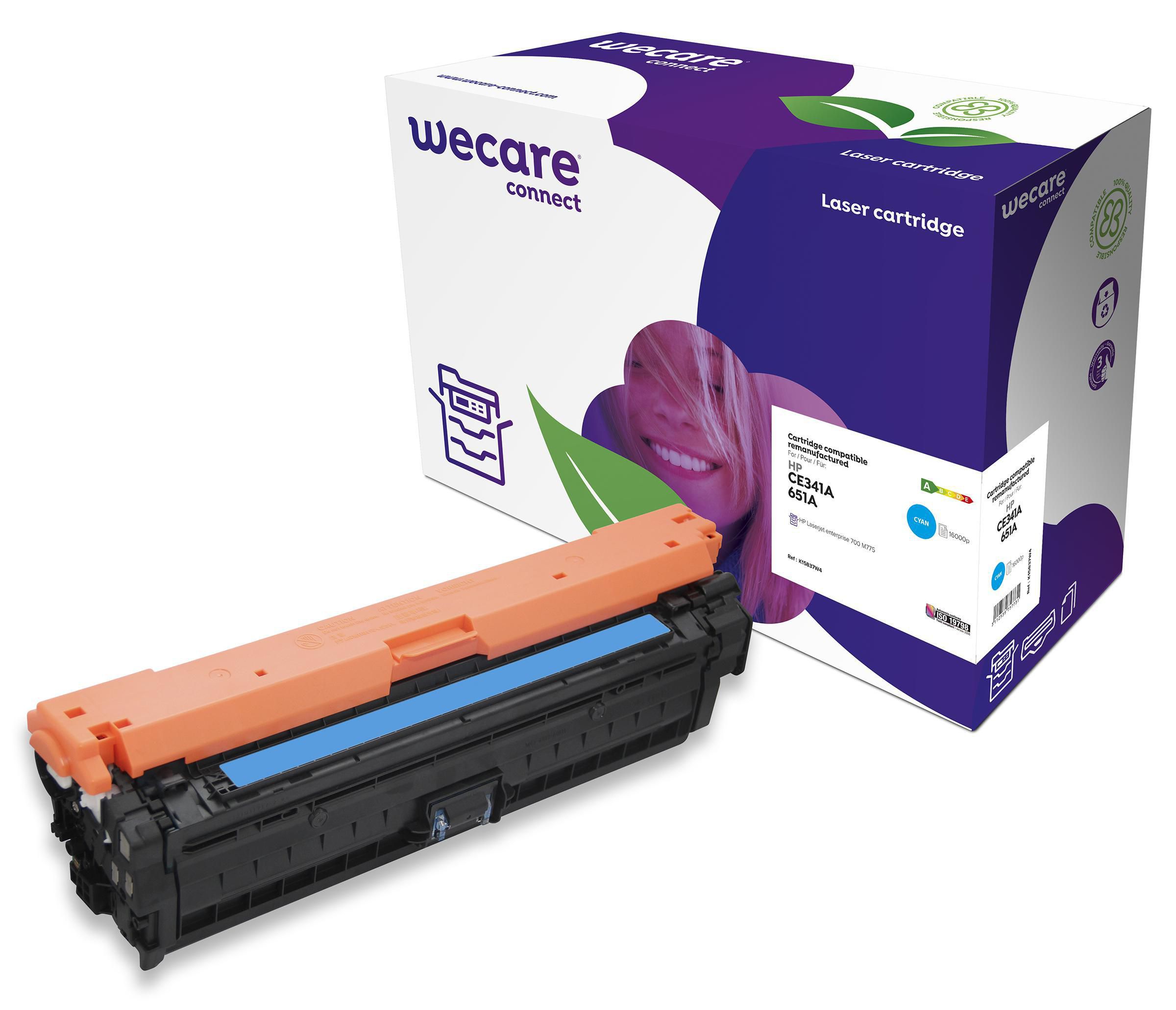 Wecare Toner HP CE341A 16K cyan