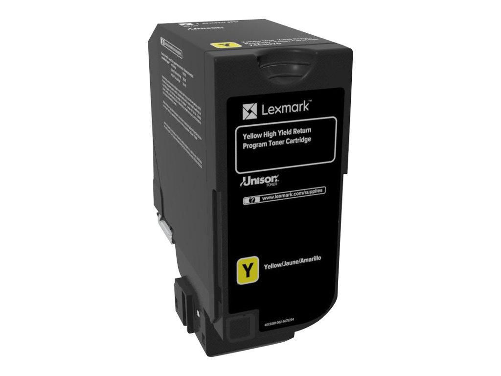 Lexmark Toner 74C2HY0 gul